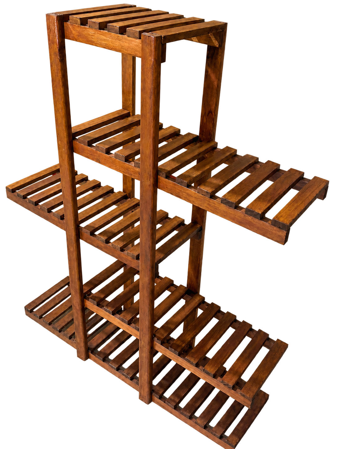 Movel Loja Estante Pinus Comum Pintada - 100 X 28 x 125 (C x P x A)